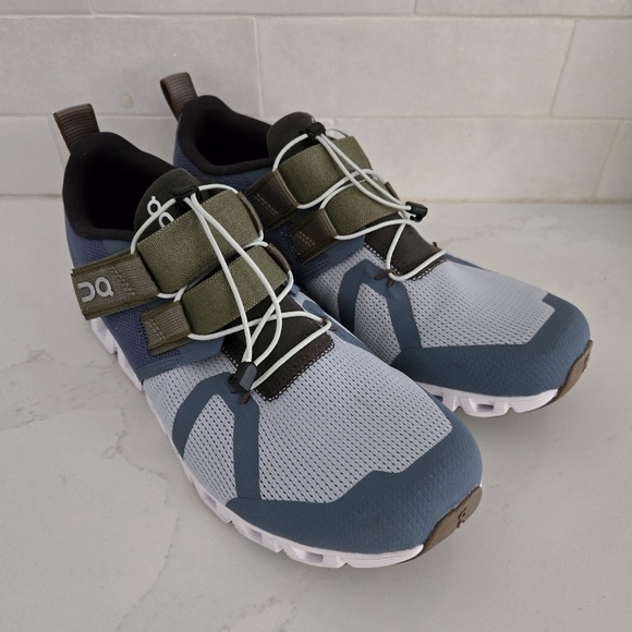 On Running Cloud Nexus Shoe Athletic Size 9.5 Women's Blue Green Gray White - Picture 2 of 8